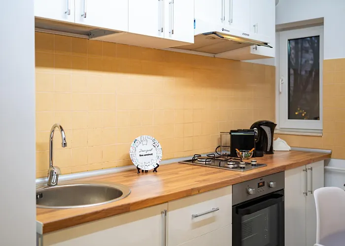 Apartman Scenic With Boulevard Views Bukarest